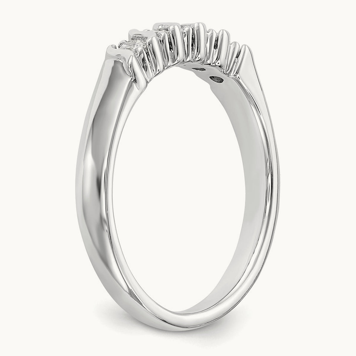 5-Stone Diamond Band — 14K White Gold, 7