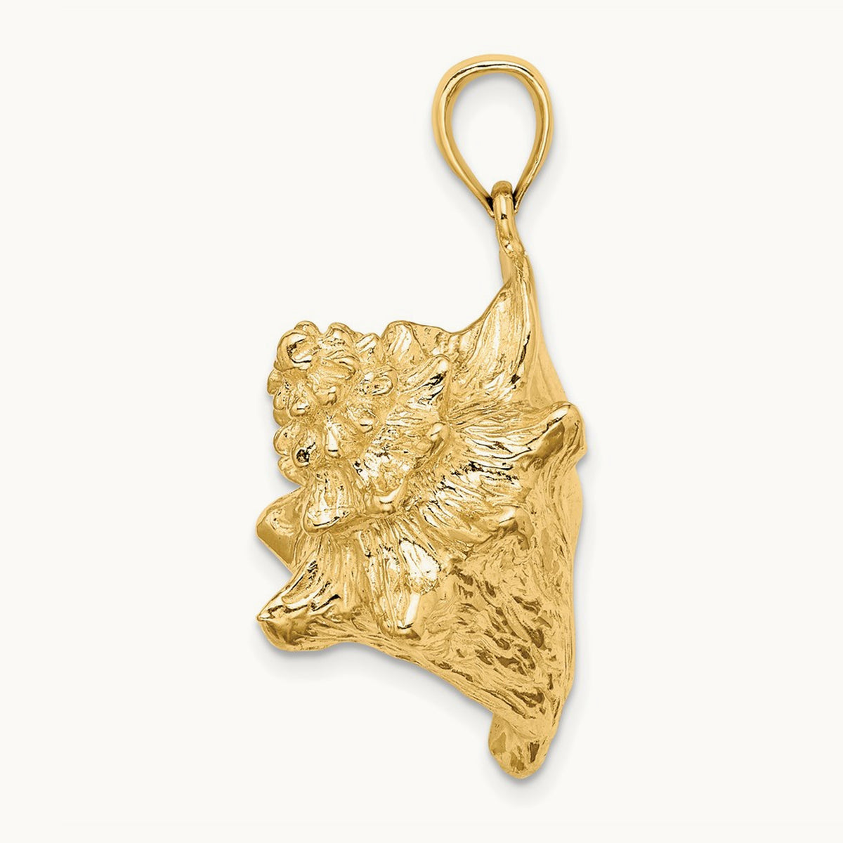 3-D Conch Shell Charm — photo set