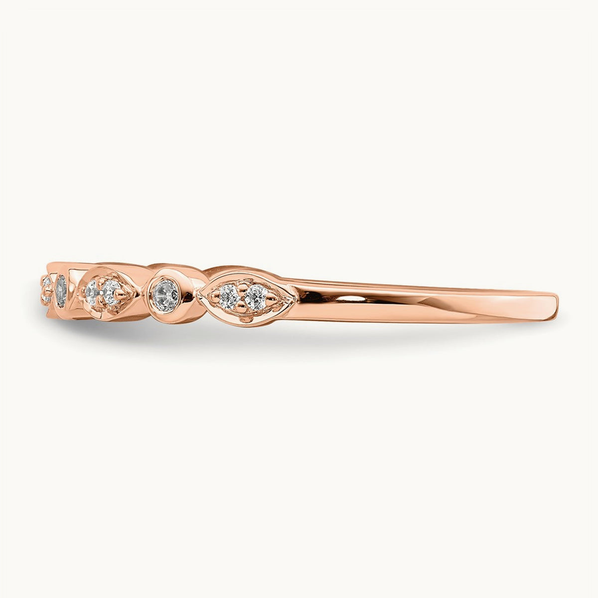 2 Wedding Band Set, 0.20 ct tw Lab-Grown Diamond