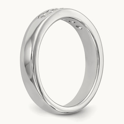 5-Stone Diamond Channel Band — 0.45 ct tw, 6