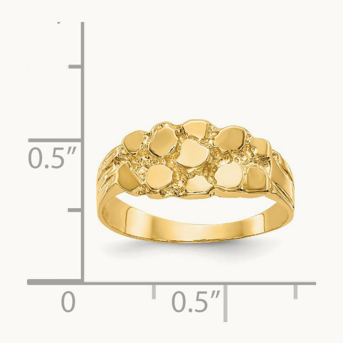 Nugget Ring, 14K
