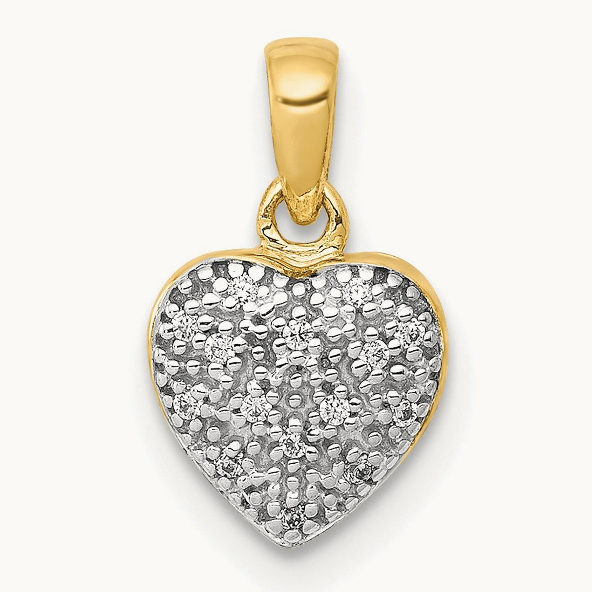 w/ Diamond Heart Pendant — photo set