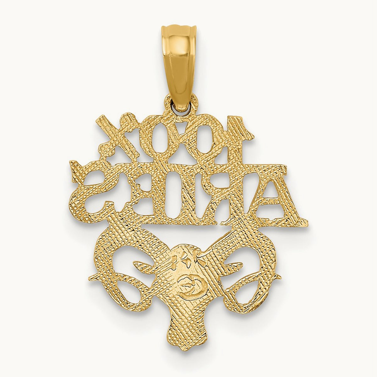 100% ARIES Zodiac Charm, 14K