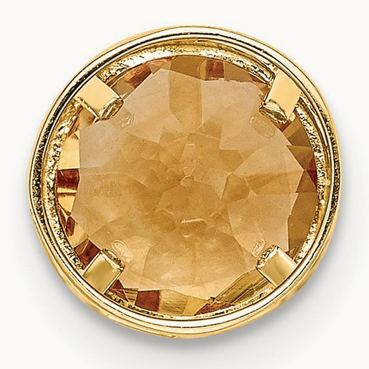 Citrine bezel pendant — photo set
