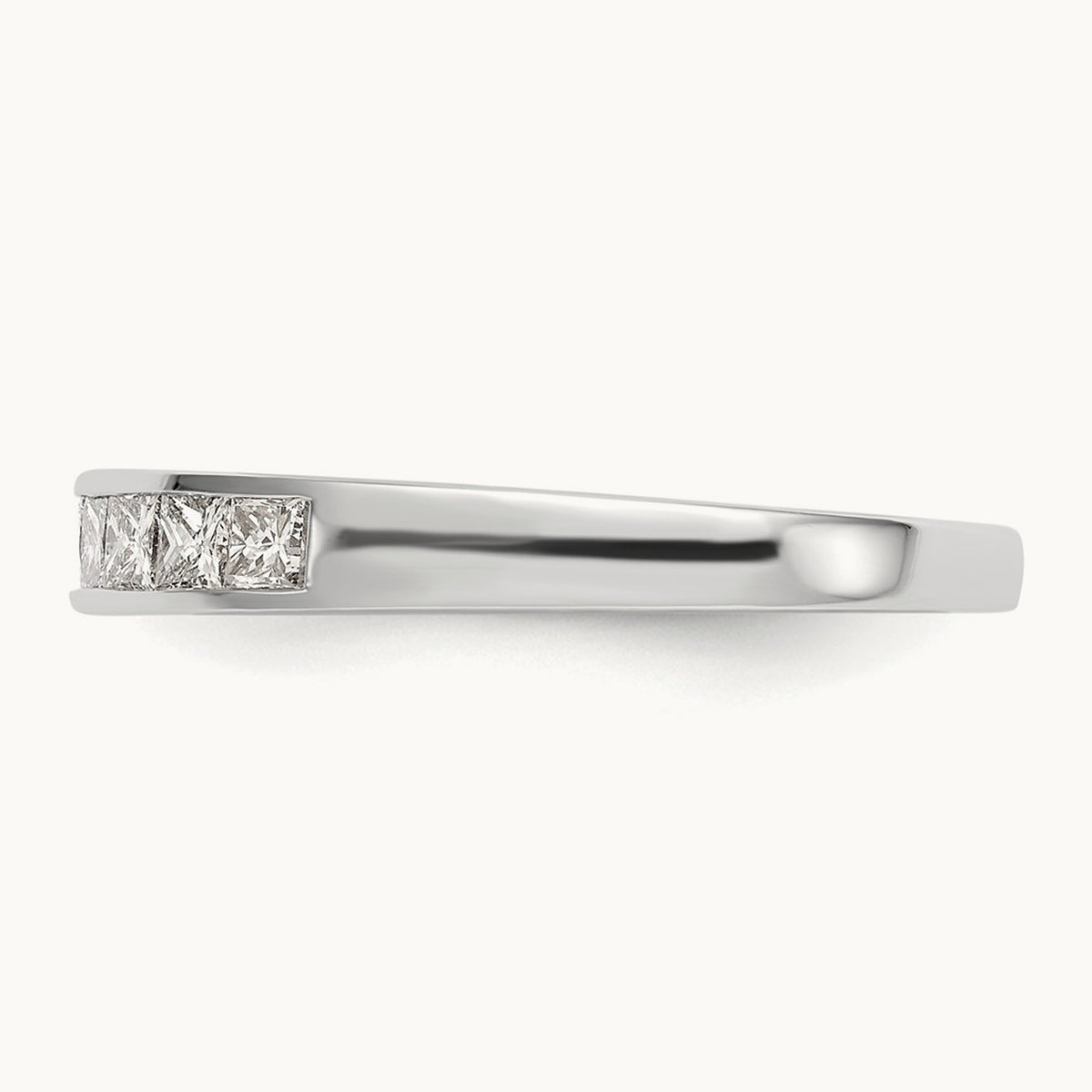 Diamond Wedding Band, 14K White Gold