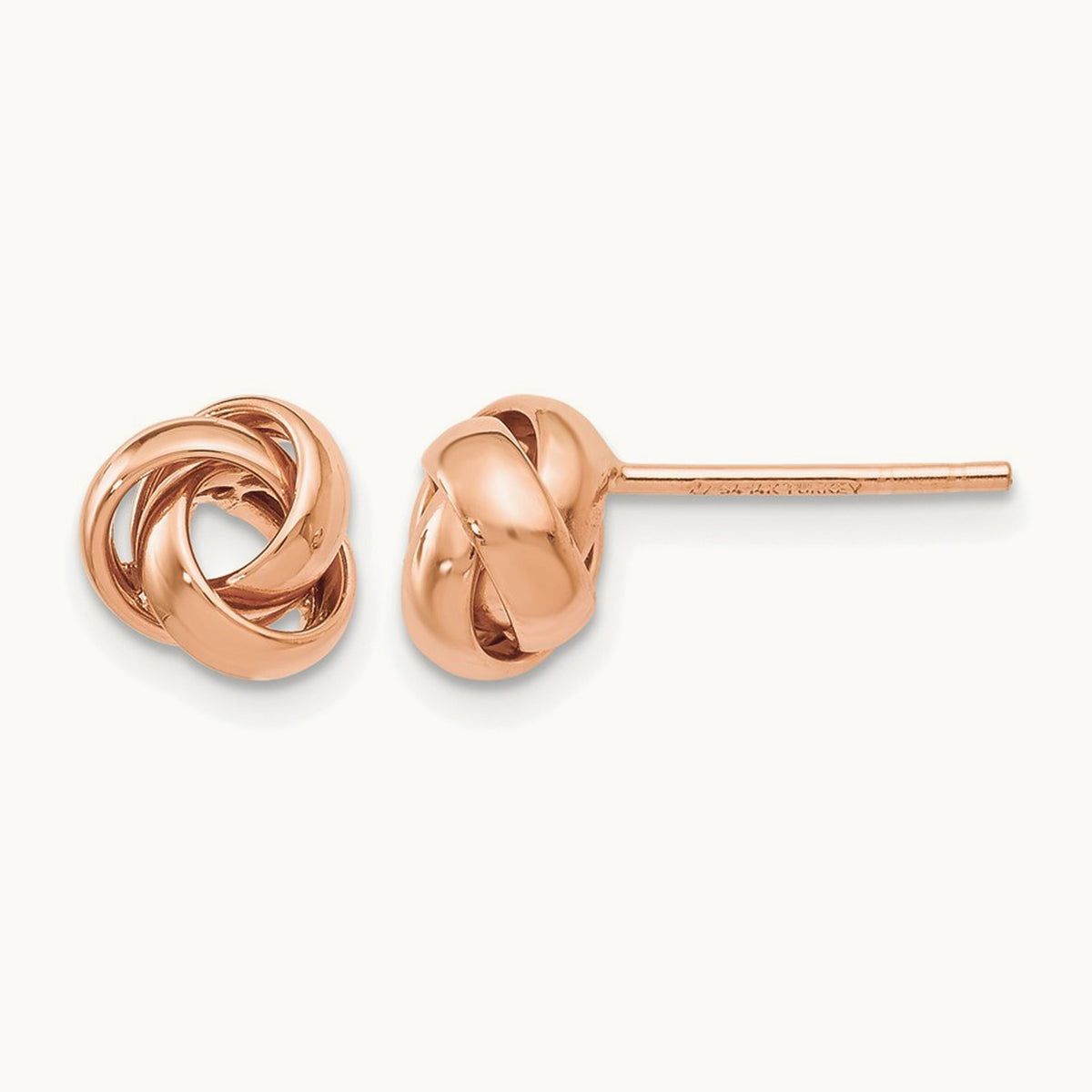 Polished Post Earrings — Leslie's — 10K Rose Gold