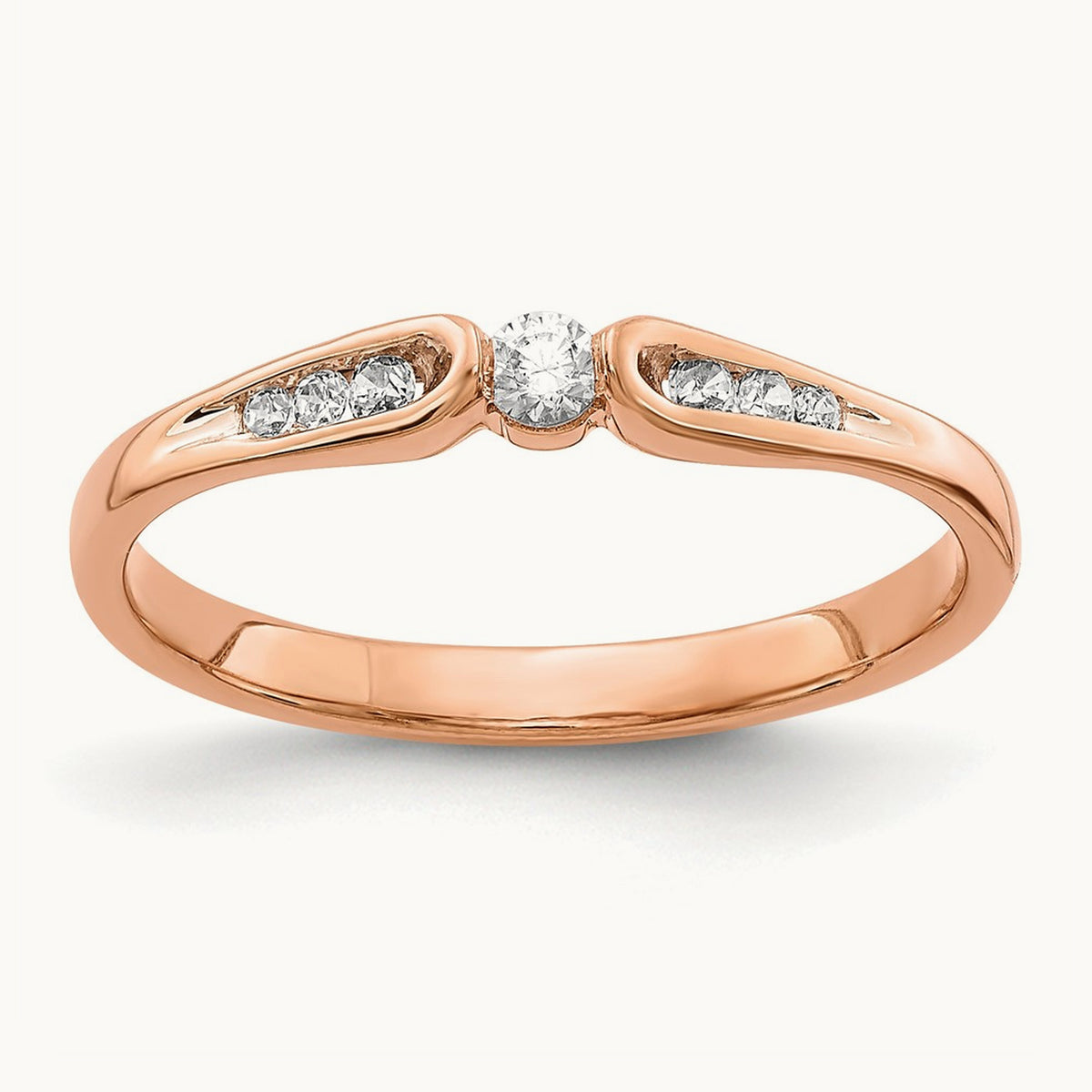 Diamond Ring, 14K Rose Gold