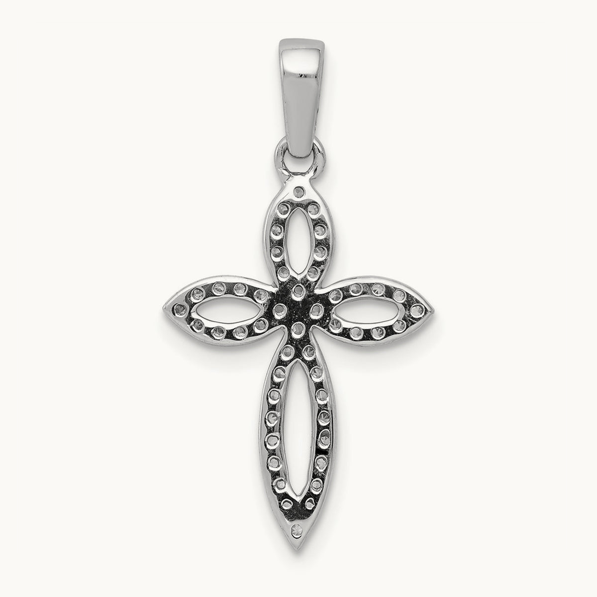 1/5ct. Diamond Cross Pendant — photo set