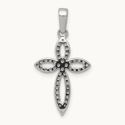 1/5ct. Diamond Cross Pendant — photo set