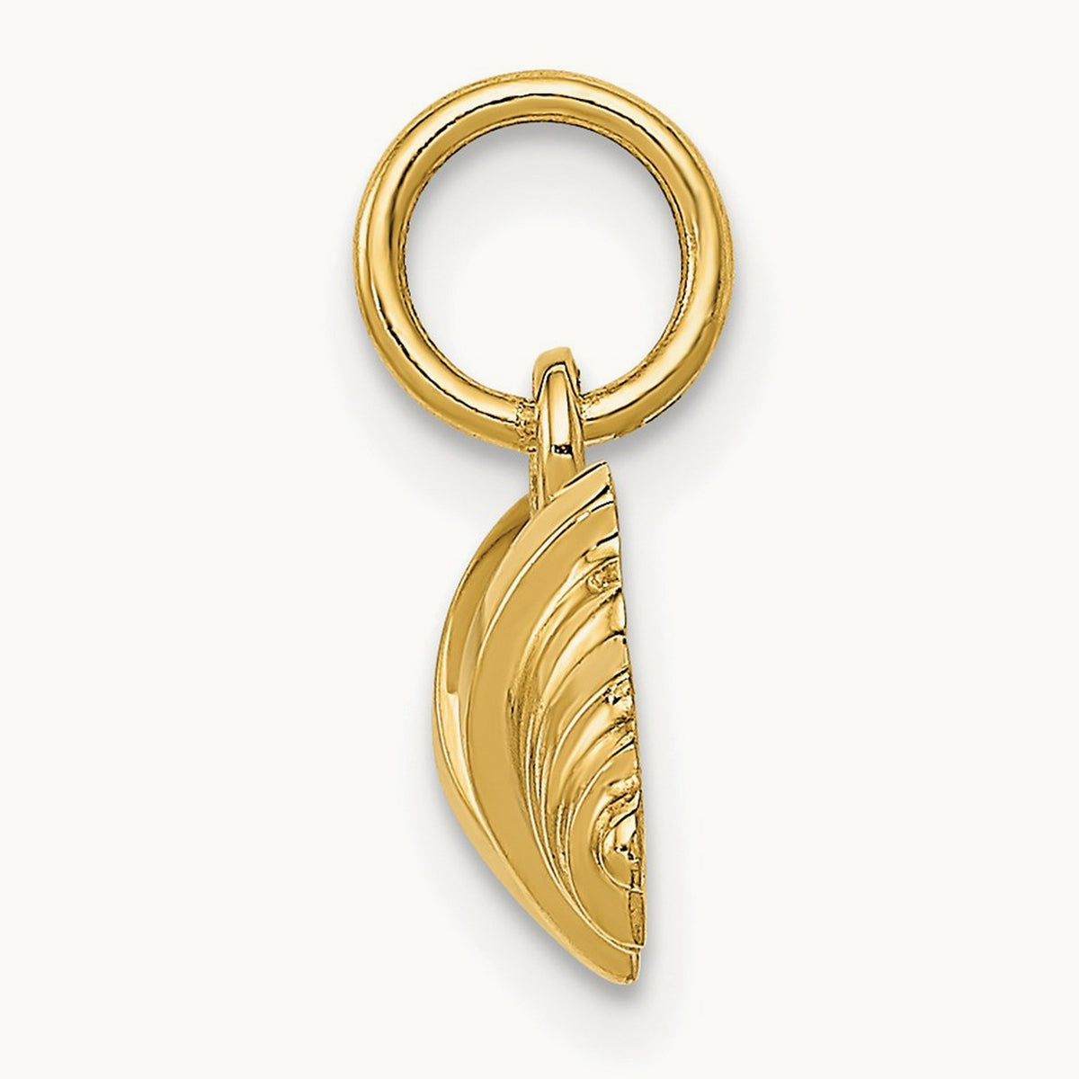 Barbell Charm, 14K