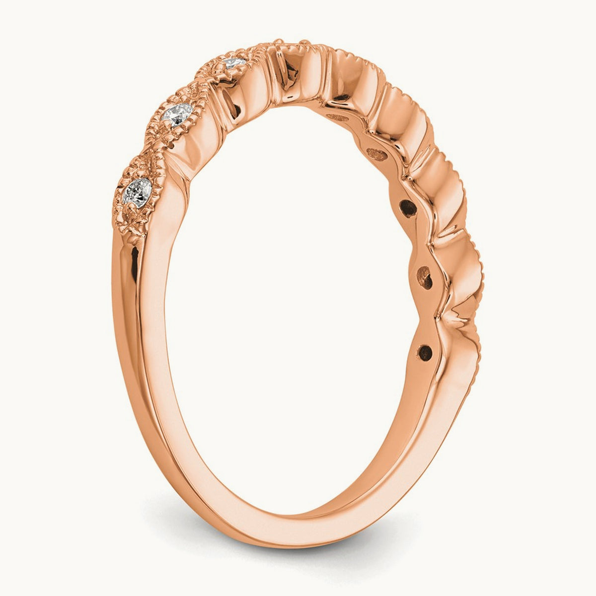 Fashion Band — 14K Rose Gold, 7