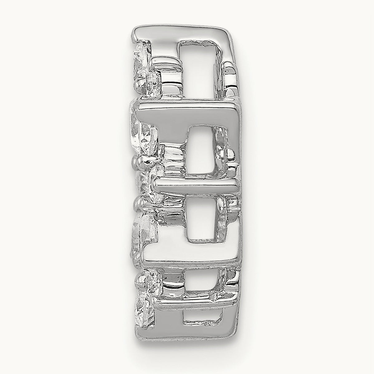 Diamond Fancy Circle Chain Slide — 13.8mm