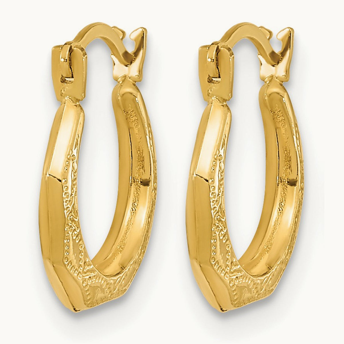 Madi K Hinged Earrings, 14K
