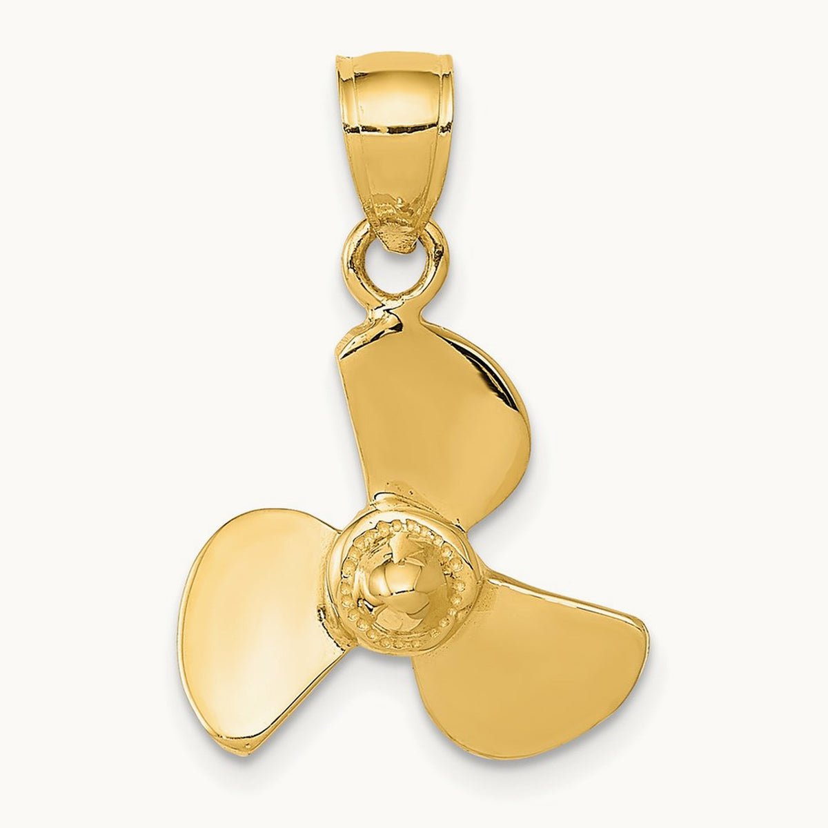 Propeller Pendant, 14K