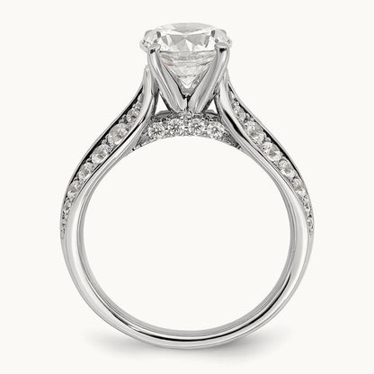 Semi-Mount Engagement Ring, 0.50 ct tw Lab-Grown Diamond
