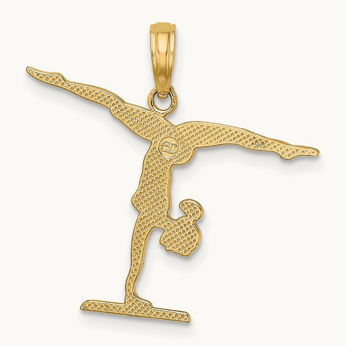 Gymnastics Floor Charm, 14K
