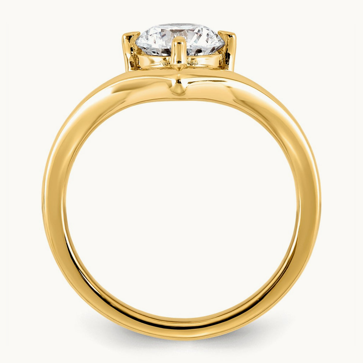 Round Ring, 1.00 ct tw Lab-Grown Diamond