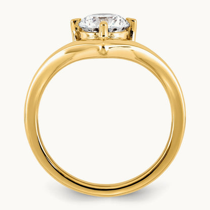 Round Ring, 1.00 ct tw Lab-Grown Diamond