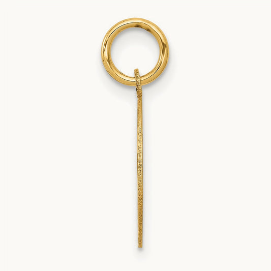 Small EMT Medical Charm, 14K