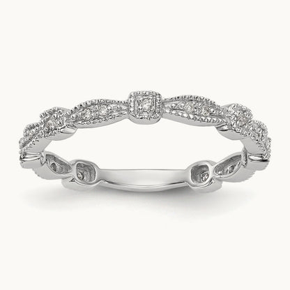 Diamond Band, 14K White Gold
