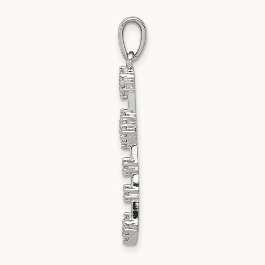 1/4ct. Diamond Cross Pendant — photo set