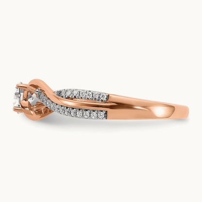 Semi-Mount Engagement Ring, 0.15 ct tw