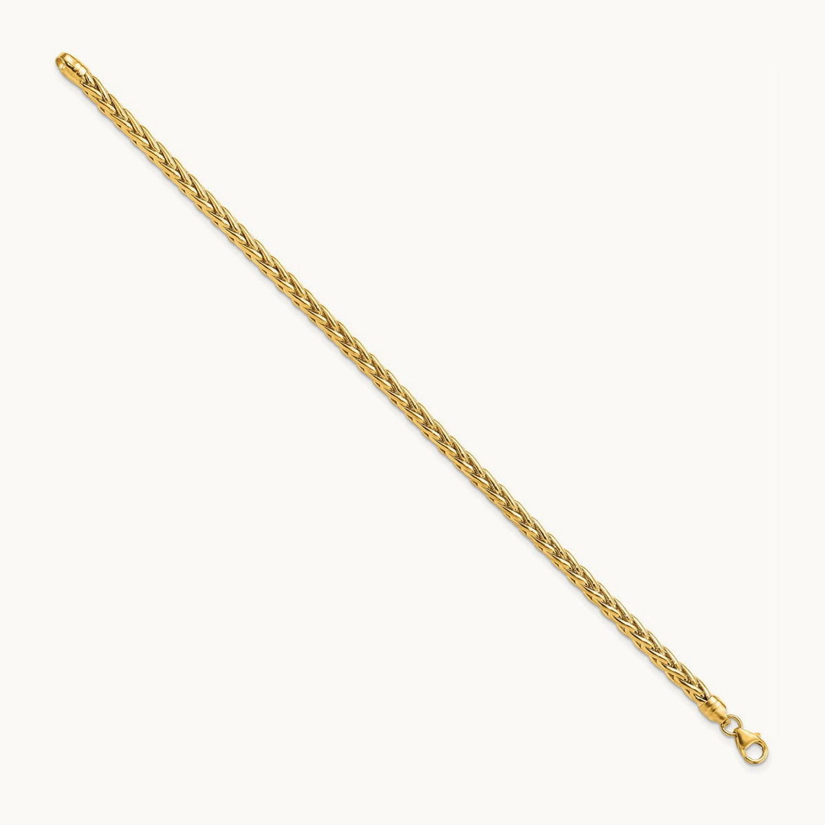 Polished Fancy Link Bracelet, 14K