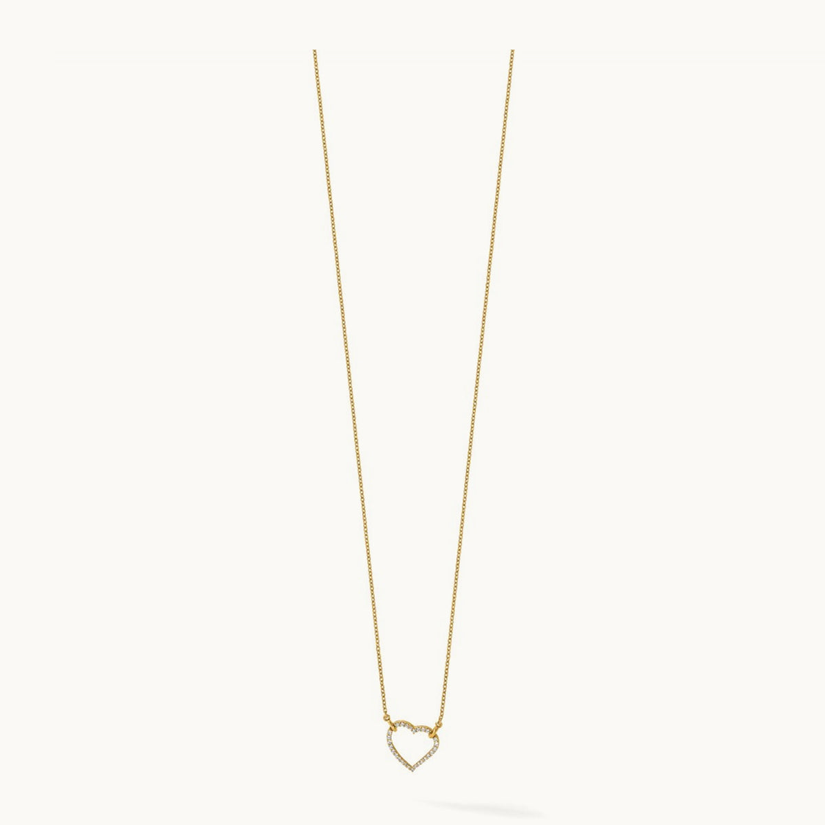 Diamond Heart Pendant Necklace