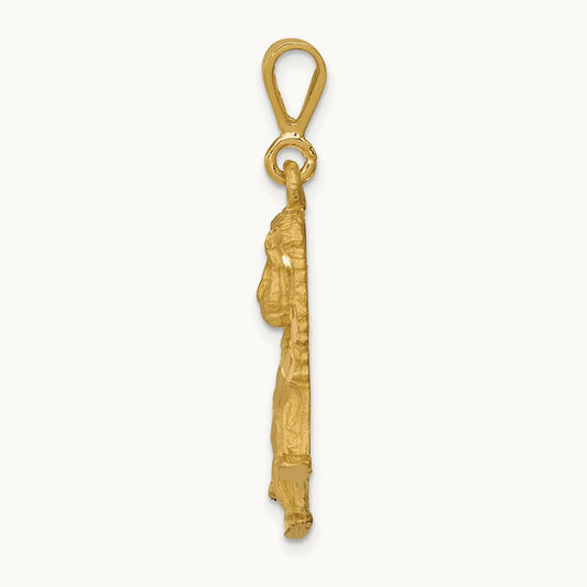 Lion Charm, 14K