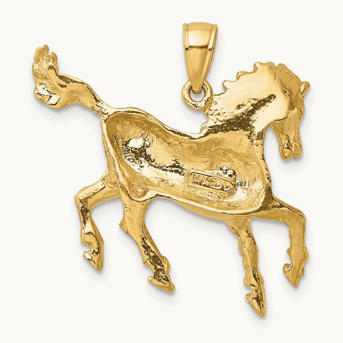 Horse Charm, 14K