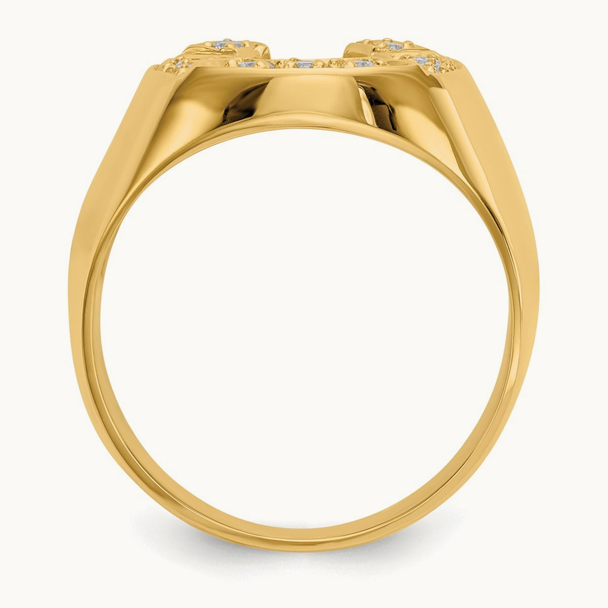 AA Diamond men's ring, 14K