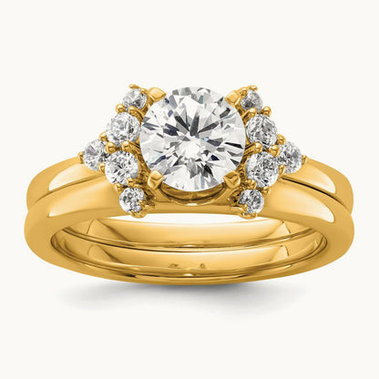 Complete Diamond Wrap Ring — 14K Yellow Gold