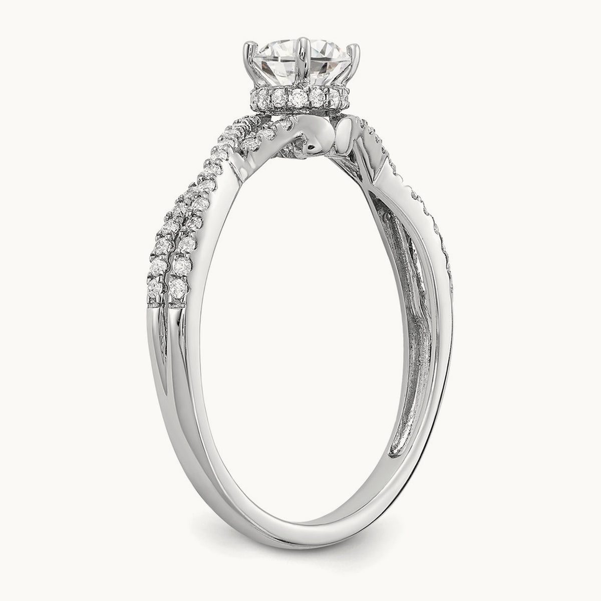 Semi-Mount Engagement Ring, 0.20 ct tw