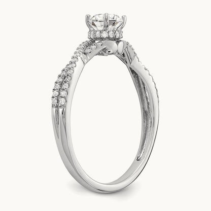 Semi-Mount Engagement Ring, 0.20 ct tw