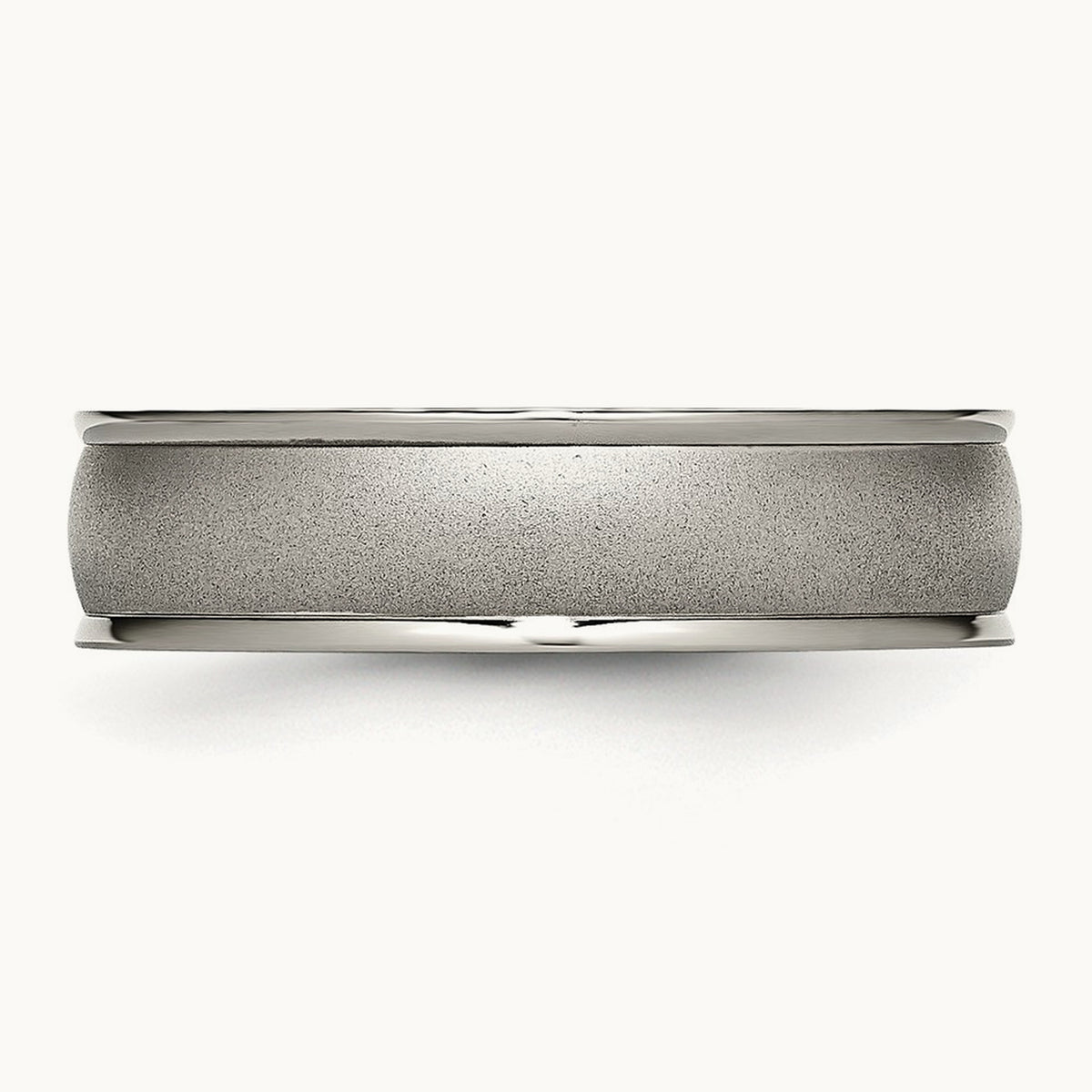 Brushed Center Ridged Edge Band — 13.5