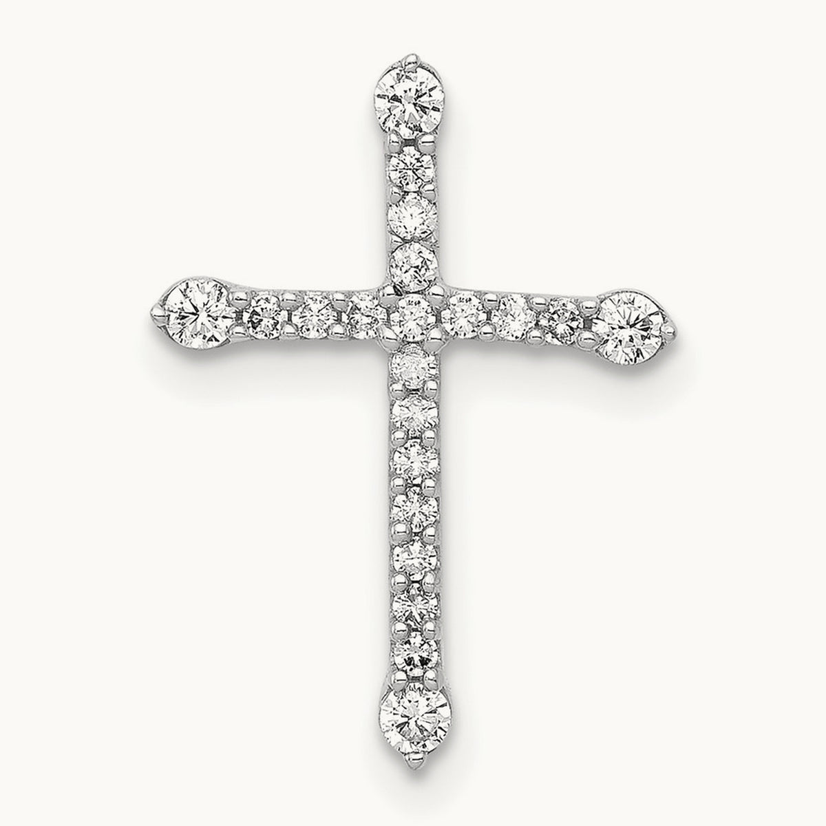 1/5ct. Diamond Cross Chain Slide — photo set