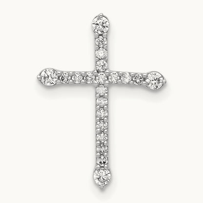 1/5ct. Diamond Cross Chain Slide — photo set