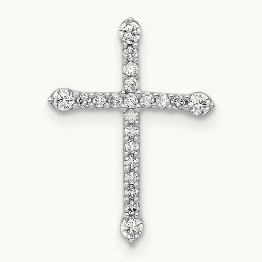 1/5ct. Diamond Cross Chain Slide — photo set