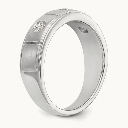 Men's Band, 0.25 ct tw