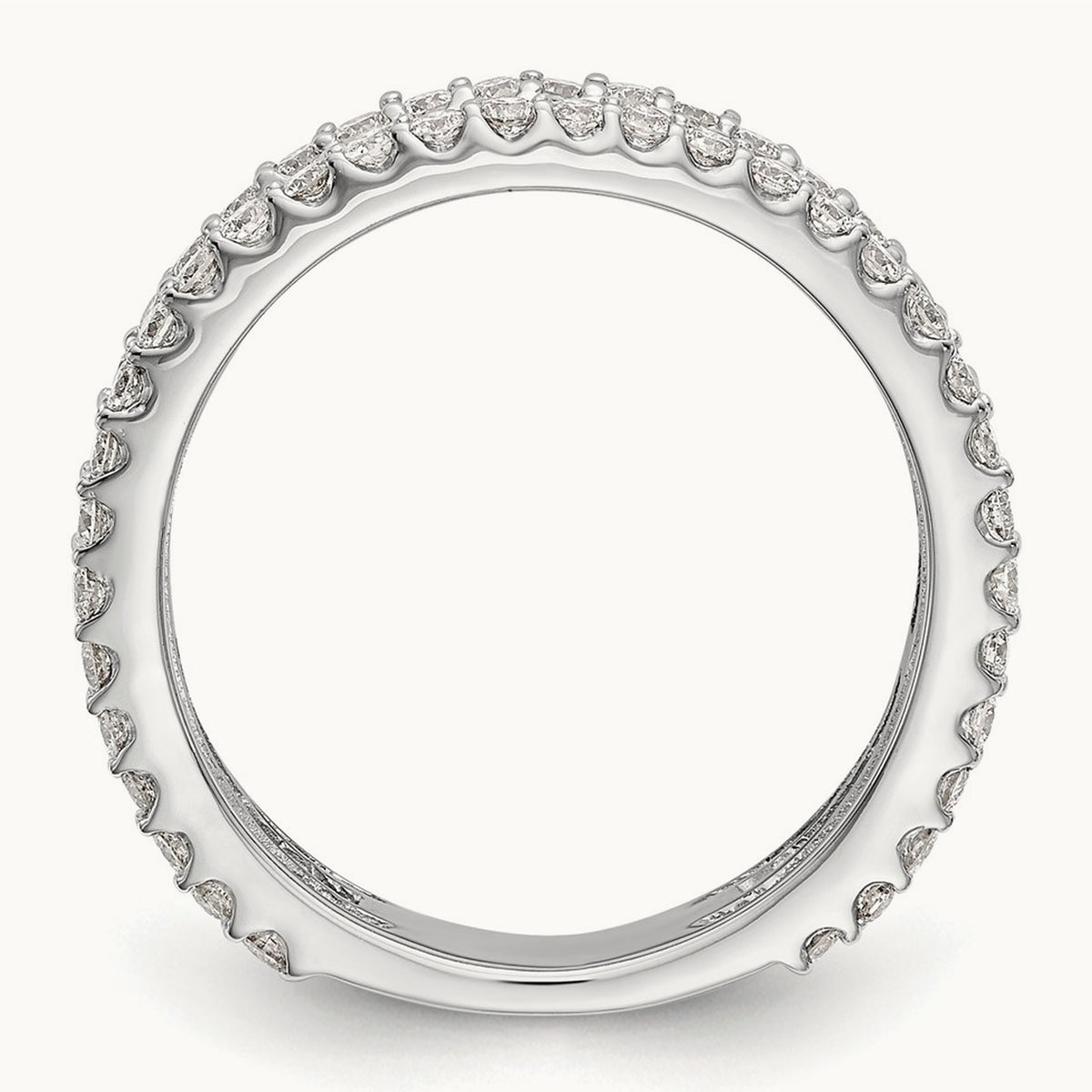 Diamond Band, 14K White Gold