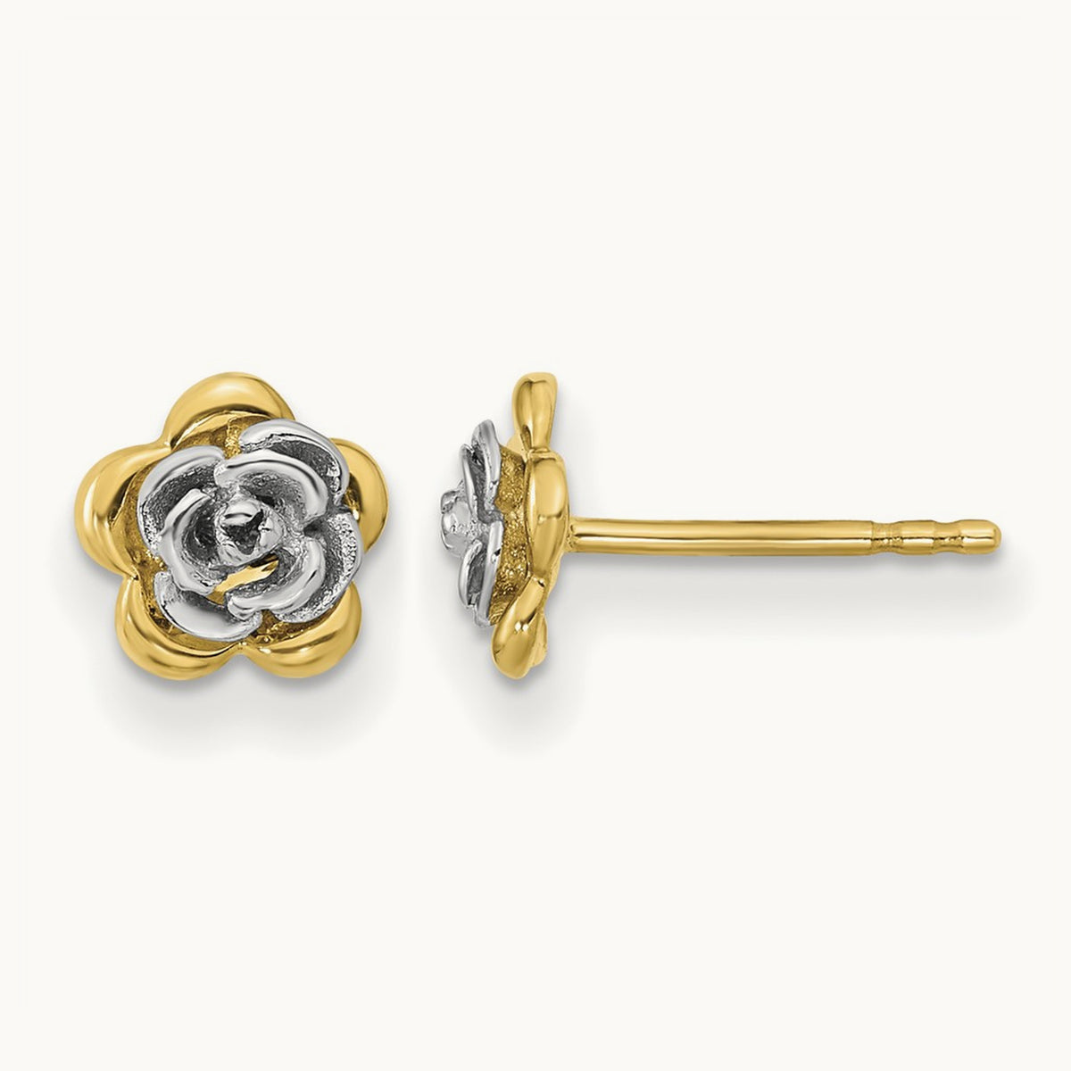 Flower Post Earrings — photo set