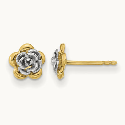 Flower Post Earrings — photo set