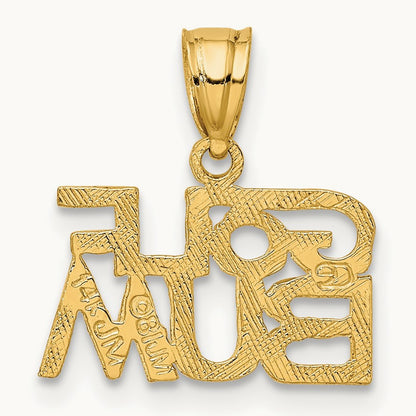 GOLF BUM Charm, 14K