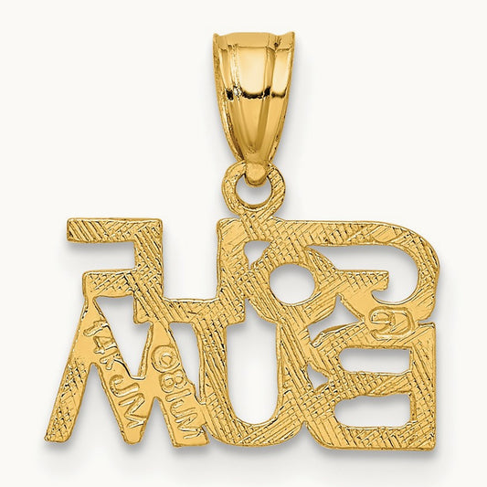 GOLF BUM Charm, 14K