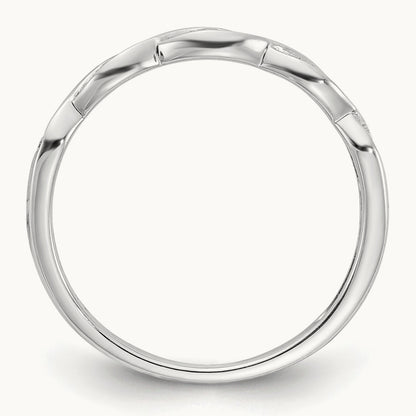 Diamond Wedding Band, 14K White Gold