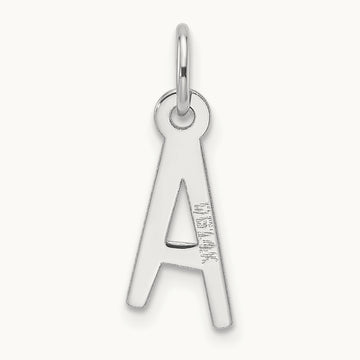Slanted Block Initial Charm