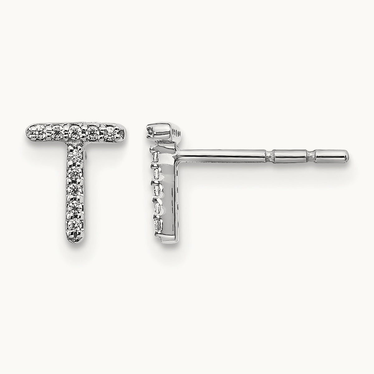 Diamond Earrings — 7mm, T