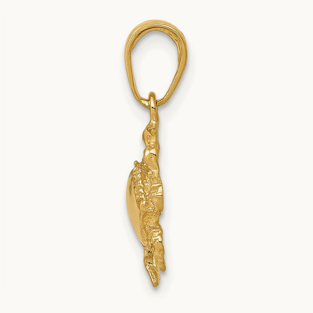 Crab Pendant, 14K