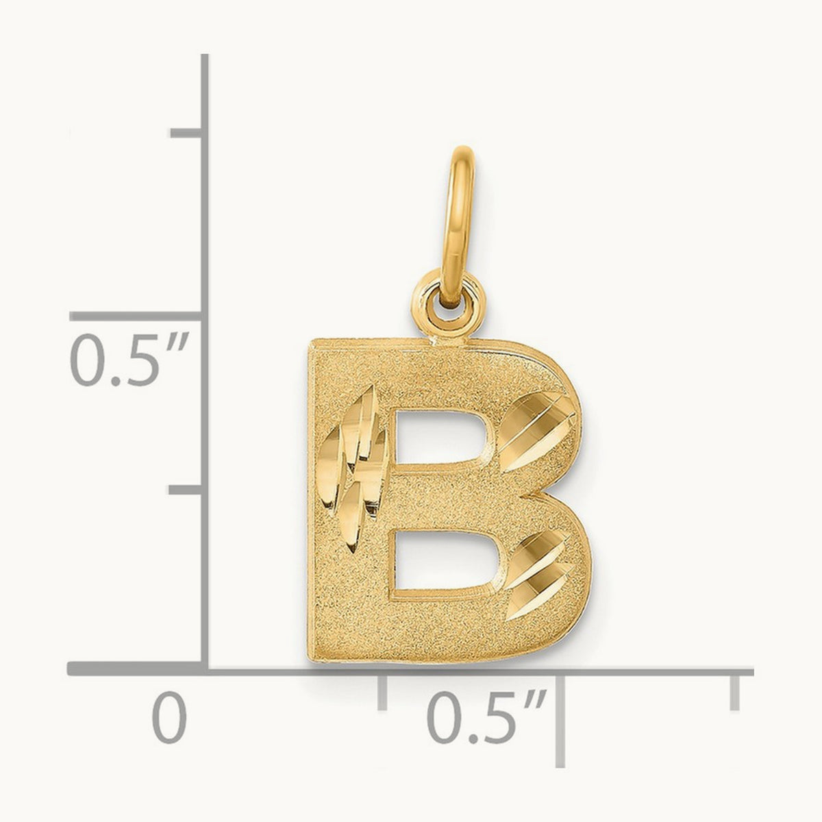 Initial Charm — 13.71mm, B