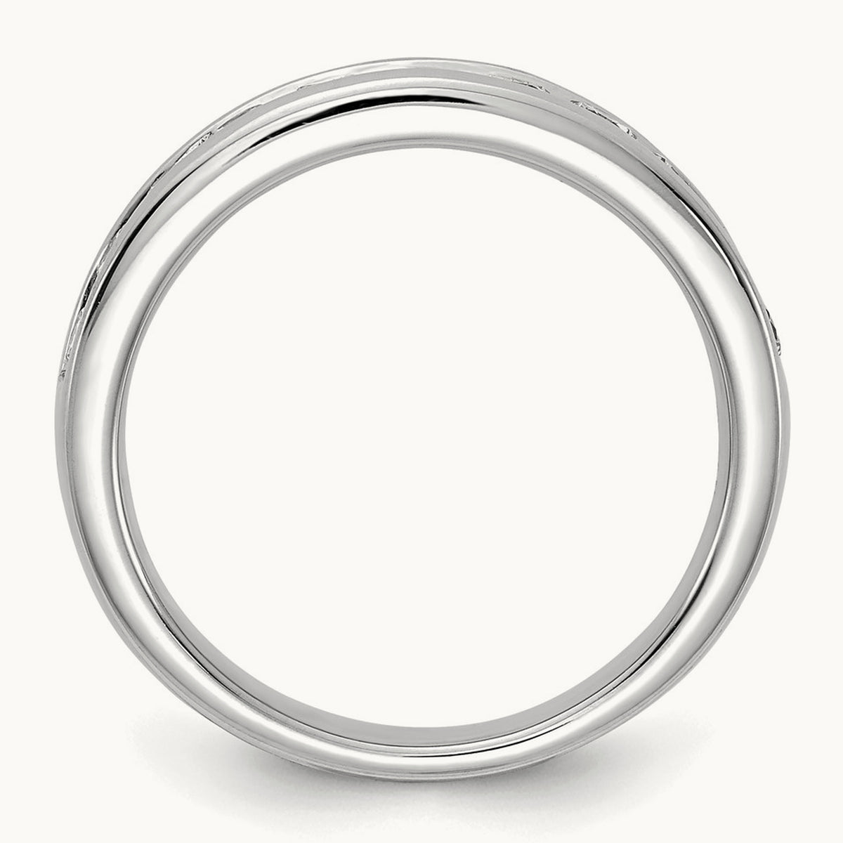 Channel Set Band, 0.10-1.00 ct tw Lab-Grown Diamond — 3/4 ct, 14K White Gold